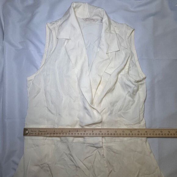 Soft Surroundings Ivory Sleeveless Midi Dress - Picture 8 of 11